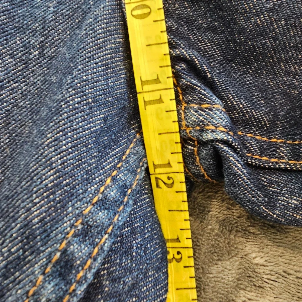 The Drop Women's‎ Luca Dark Wash Ripped Knee High Waist Straight Leg Jeans - Picture 6 of 7